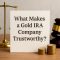 What Makes a Gold IRA Company Trustworthy and Legitimate?