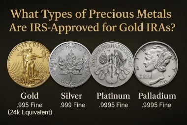 What types of precious metals are IRS-approved for Gold IRAs?